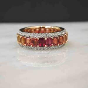 Eternity rainbow ring - Image 5