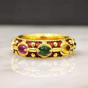 แหวนนพเก้า ดีไซน์แหวนพิรอด Antique Jewelry เสริมมงคลบารมี - Image 6